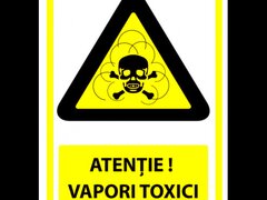 Indicator atentie vapori toxici